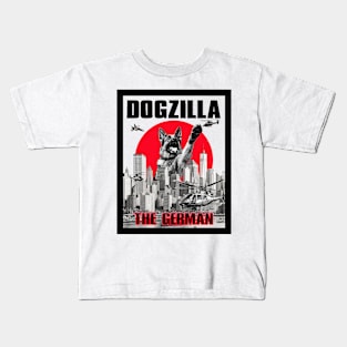 Dogzilla: The German Shepherd Kids T-Shirt